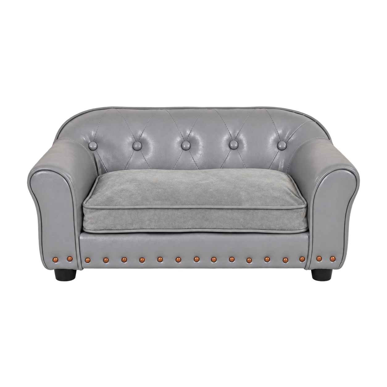 Canapé-lit pour chien en cuir PU