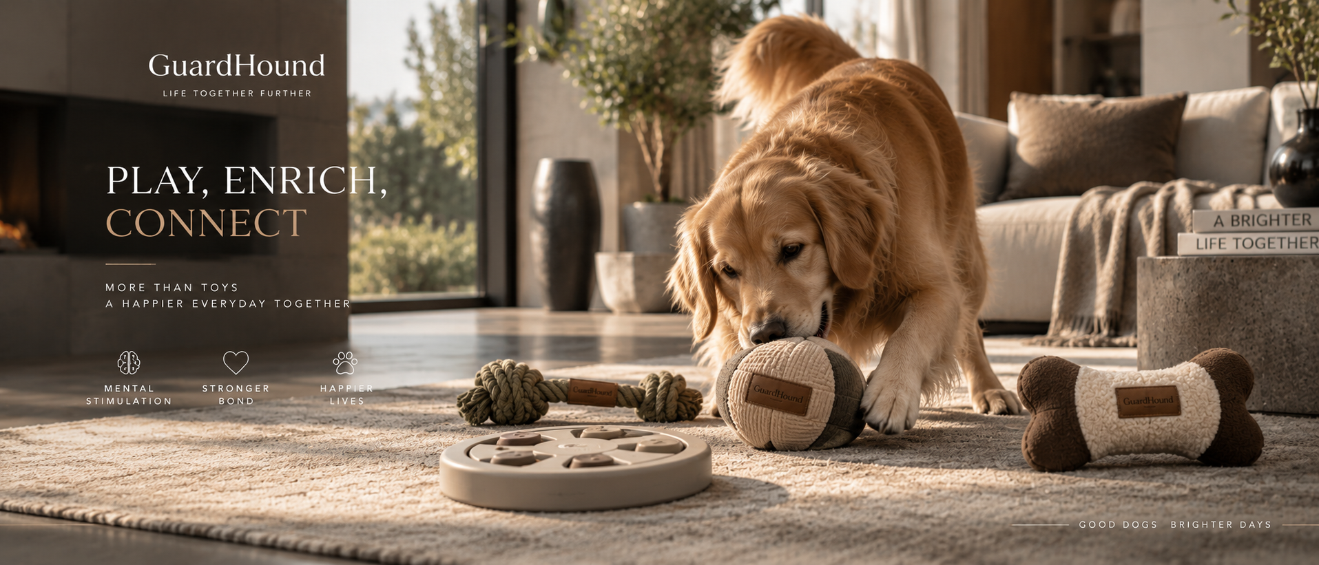 Publicité de marque GuardHound · Jouets et jeux d'éveil